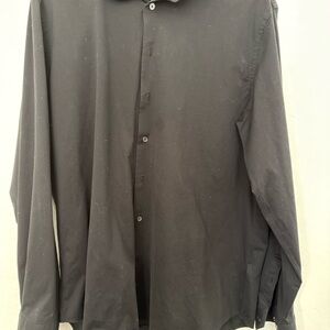 Classic Black Button-Up Shirt
